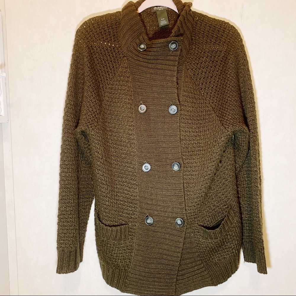 Eddie Bauer Sweater Cardigan SIZE XL